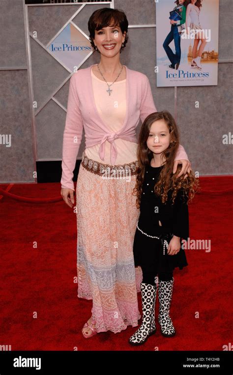 Los Angeles Ca March 13 2005 Actress Janine Turner And Daughter At