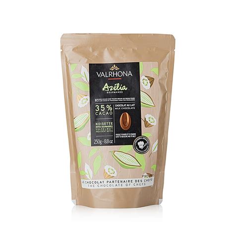 Valrhona Azelia Haselnuss 35 Callets 250 G Chefstorech