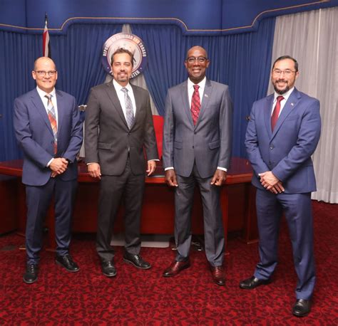 Office Of The Prime Minister Republic Of Trinidad And Tobago Prime Minister Rowley Meets Eog