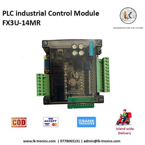 PLC Industrial Control Module FX3U 14MR LK Tronics