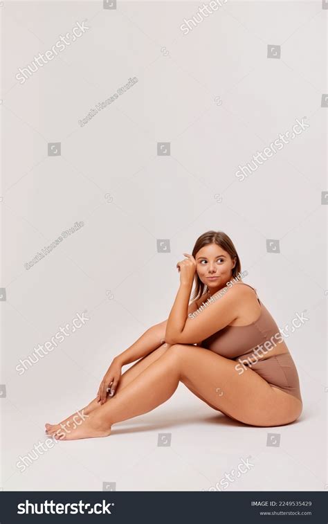 Plus Size Lingerie Model Black Images Stock Photos Vectors Shutterstock