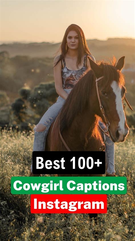 100 Cowgirl Captions For Instagram