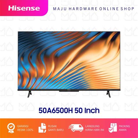 TV Hisense 50 Inch 4K UHD Google TV Voice Control 50A6500H Lazada