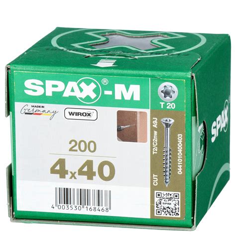 Wkręty do płyt MDF SPAX 4x40 meblowe 200 szt 0441010400403 Cena