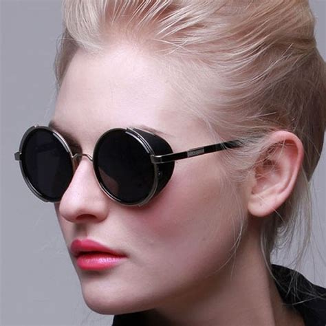 Steampunk Sunglasses With Side Shields Top Tier Style