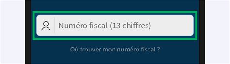 Se Connecter à Son Compte Avec Son Numéro Fiscal Pas à Pas