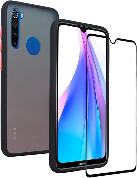 Kansi Funda Para Xiaomi Redmi Note 8t Cristal Templado Soft Silicona