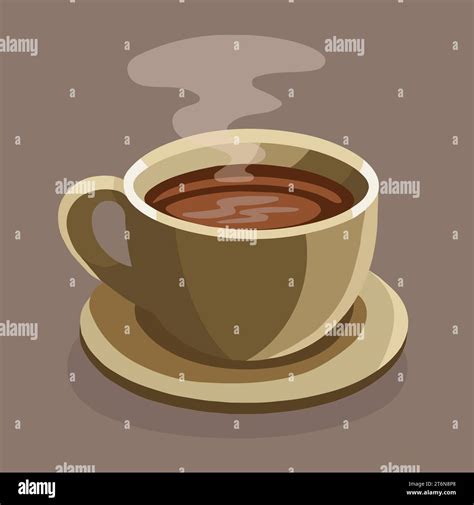 Cup Of Coffee Vector Illustration Stock Vector Image And Art Alamy