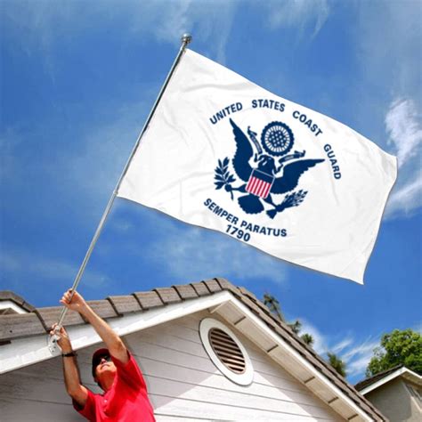 The United States Coast Guard Flag Banner