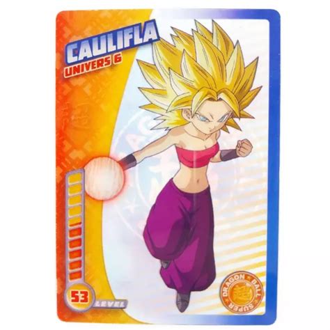 CARTE DRAGON BALL Super Trading Cards N121 Caulifla Univers 6 Panini