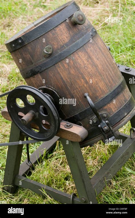 Butter Churn Churns Churning Old Vintage Machine Early Old Fashioned