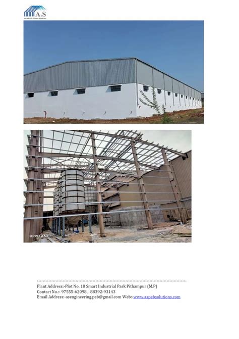 Prefabricated Mild Steel Industrial Shed At Rs 85 Sq Ft In Indore ID