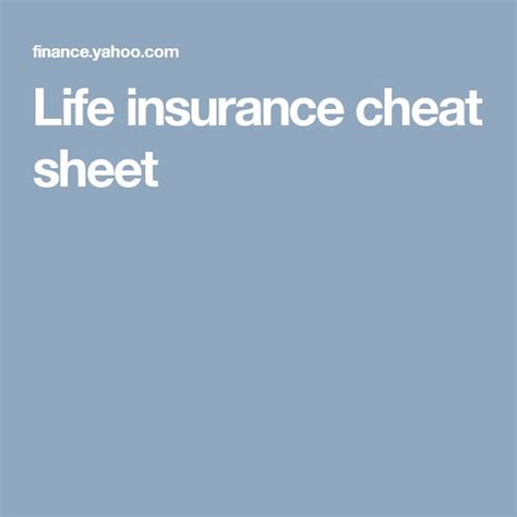 Cheat Sheet Life Insurance Exam Questions And Answers Insura