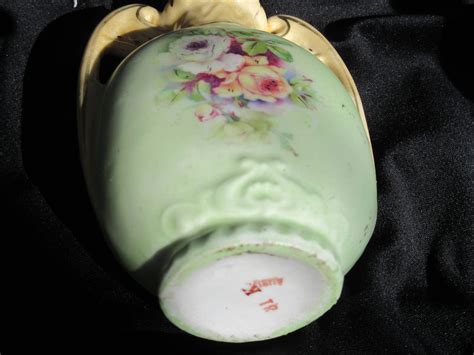 Hand Painted Austrian Vase Victorian Edwardian 1900 Etsy Canada