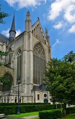 Rideau De Douche Architecture Gothique Cath Drale Saint Rombaut