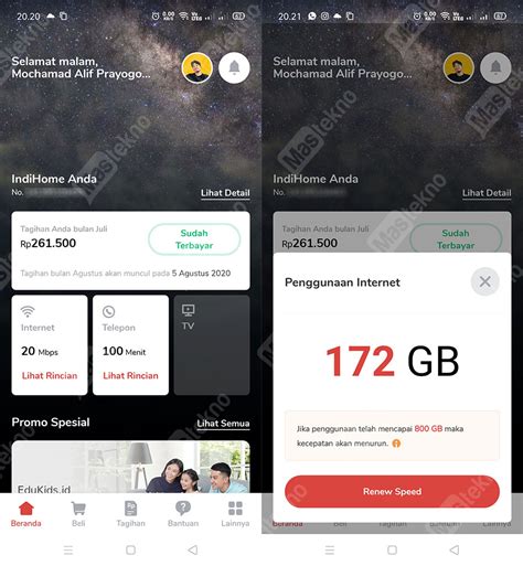 Cara Cek Kuota Indihome FUP Internet 2025