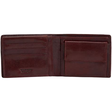 Portefeuille Homme En Cuir Marron Fantini Pelletteria