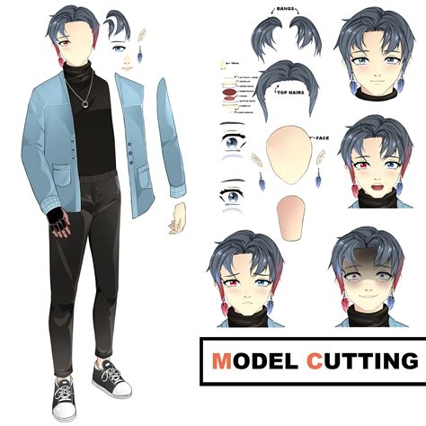 Custom Live D Vtuber Model Vtuber Commission Vtuber Design