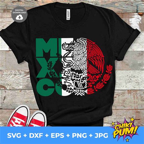 Mexico Eagle Flag SVG Coat Of Arms Clipart T Shirt Design SVG PNG Cut