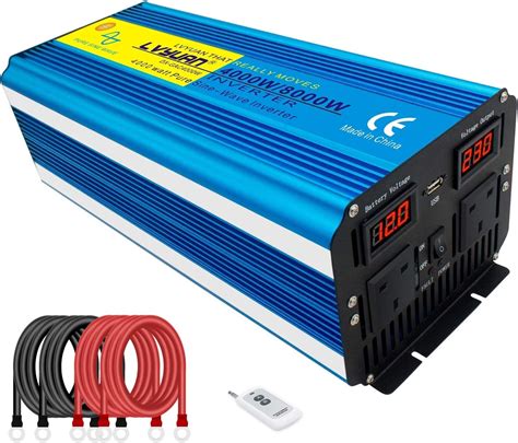 Lvyuan Power Inverter Pure Sine Wave W W Dc V To Ac V