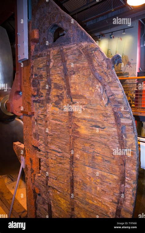 The Rudder Lifting Frame And Screw Propeller Of The SS Great Britain