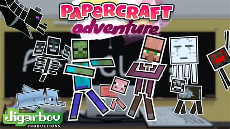 Minecraft Papercraft Captainsparklez