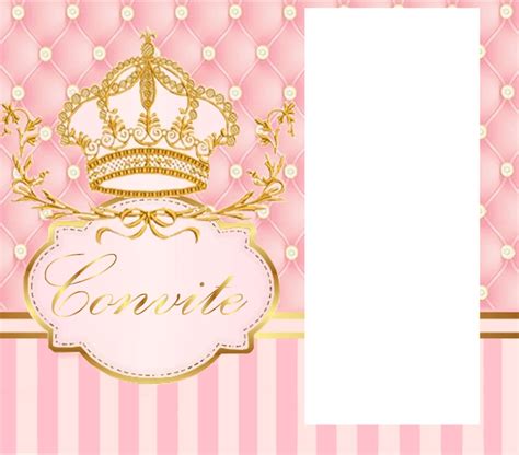 Invitaciones De Coronas Princesas Para Cumplea Os