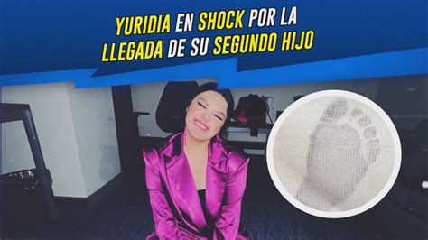 Yuridia en shock por la llegada de su segundo hijo y es así recibió a