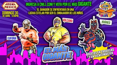 Lucha Libre CMLL On Twitter Estas Son Las Ternas Con Las Que Se