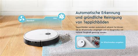 Amazon De Yeedi Vac Hybrid Saugroboter Mit Wischfunktion 2500Pa