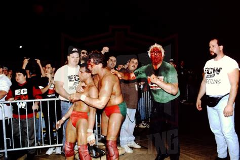 George Tahinos Tracy Smothers F B I In ECW Photo Gallery Slam