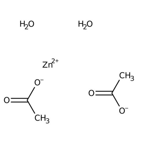 Zinc Acetate Dihydrate 98 Acs Reagent J K Enterprises Chemical