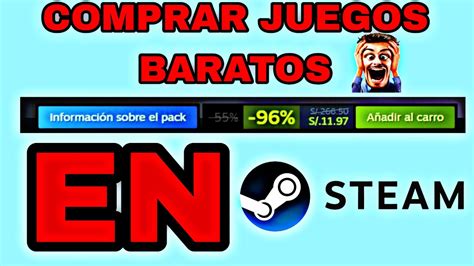 COMO COMPRAR JUEGOS BARATOS EN STEAM YouTube