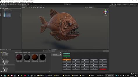 The Piranha Low Poly Fish Ocean Predator Pirana 3d Model Art By