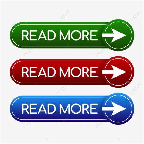 Read More Buttons Set Vector Read More Button Png And Vector With