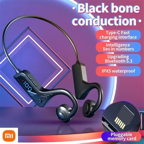 Xiaomi Fones De Ouvido Original De Condução Óssea X7 Bluetooth Hi Fi