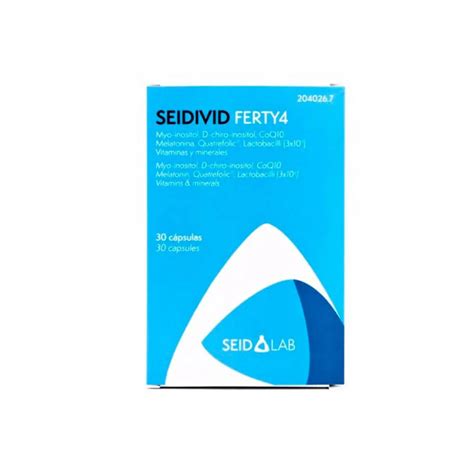 Seidivid Ferty 4 Fertilidad Mujer Comprar Online Masparafarmacia