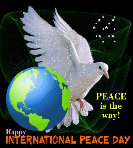 Peace Is The Way Free International Peace Day Ecards Greeting Cards