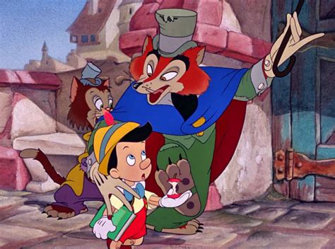 Pinocchio Foulfellow And Gideon Pinocchio Disney Walt Disney