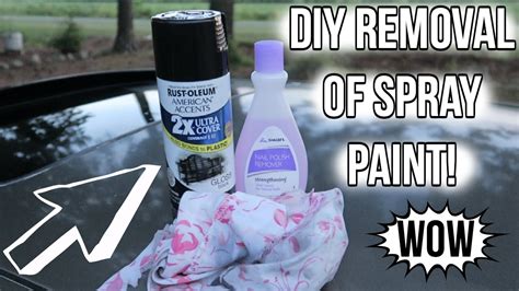 Remove Spray Paint From Car