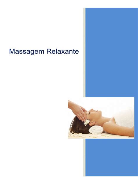 Massagem Relaxante Pdf