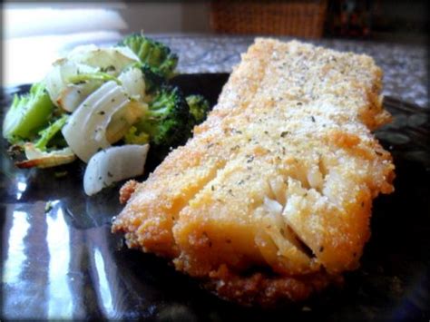 Cornmeal Crusted Haddock - Sinful Nutrition