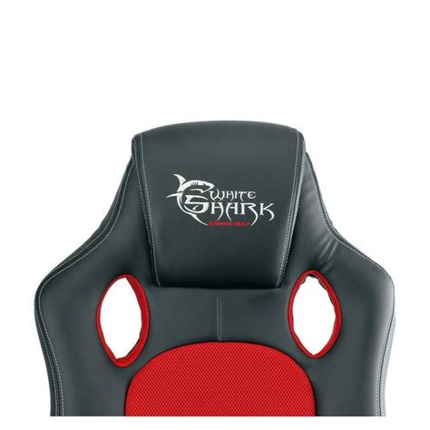 White Shark Kings Throne Gamer Sz K Piros Fekete