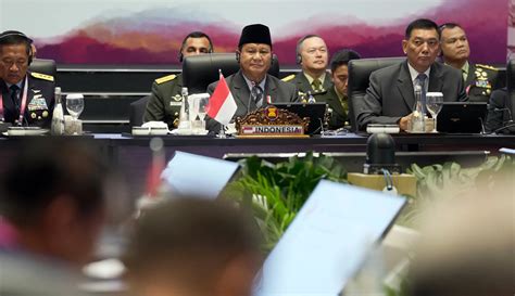 Prabowo Buka Pertemuan Menteri Pertahanan Se Asean Suarakan Isu