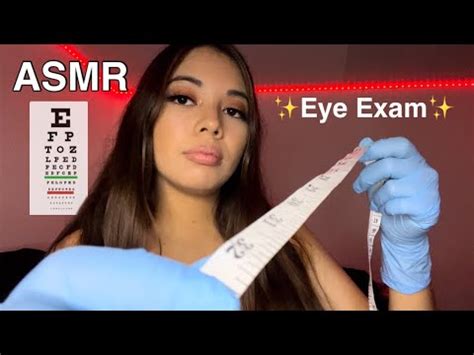 Asmr Eye Exam Roleplay Youtube