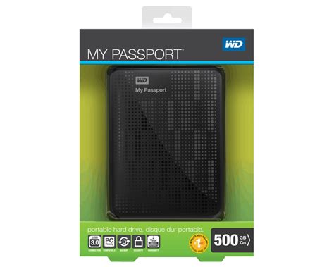 Disco Duro Externo Western Digital 500 Gb My Passport 2 5 Usb 3 0