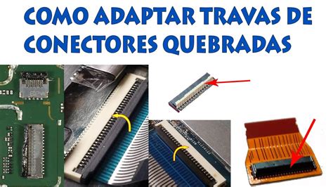 Consertar Trava Quebrada De Conector Display LCD Touch Celular Sem