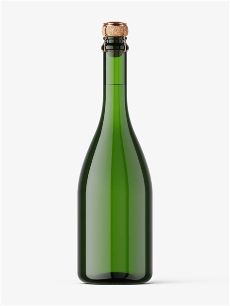 Sparkling Wine Bottle Mockup Smarty Mockups