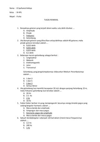 Soal Fisika PDF