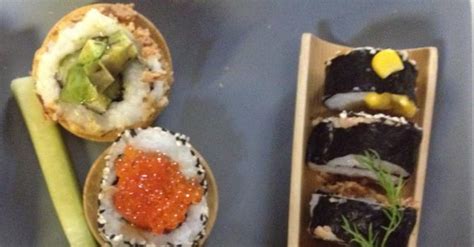 Sushis fraîcheur par Pauline poisson minceur Fourchette et Bikini